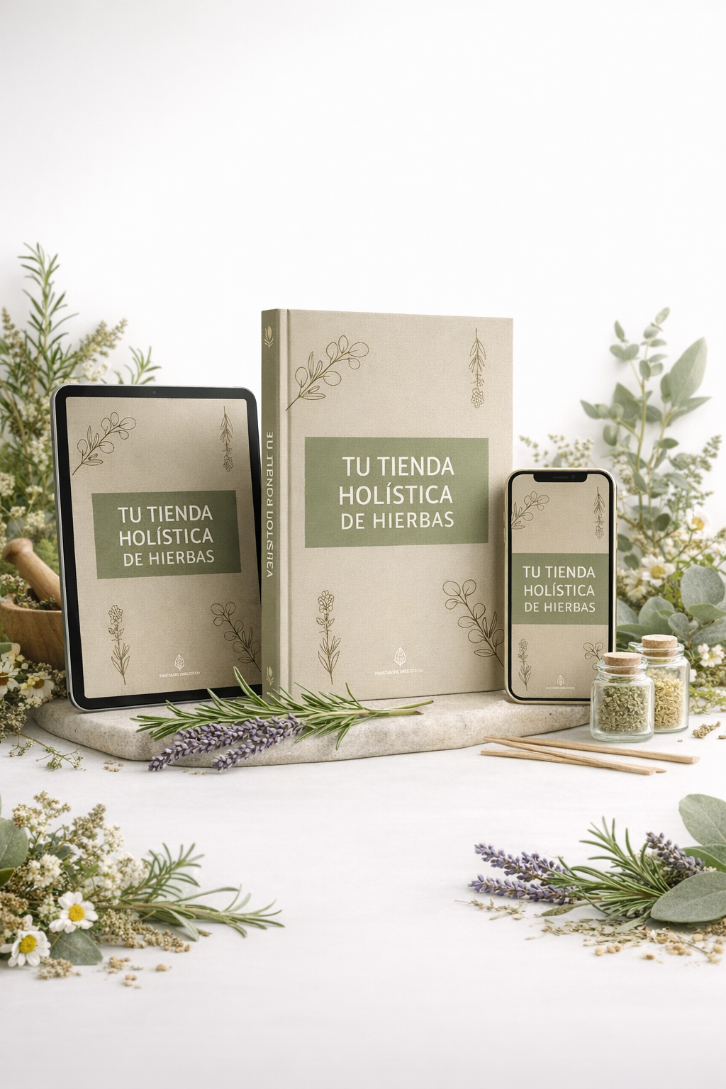 🌿Guía completa para crear y vender productos holísticos naturales 📘 Libro de autor (300 páginas) + 🎁 14 bonos prácticos 🎁